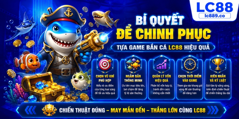 Bí quyết để chinh phục được tựa game bắn cá LC88 hiệu quả
